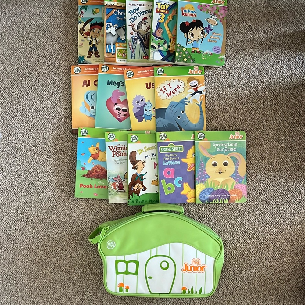 Leap Frog Pen Jr Books and Pen Reader Set 🐸 📚